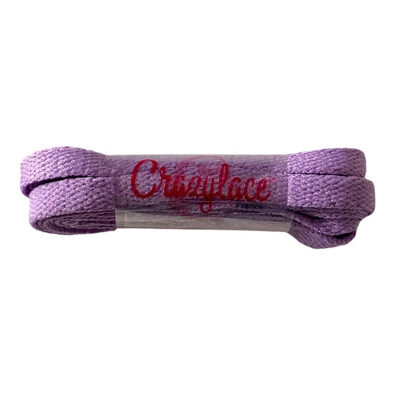 Lacets plats Lilas Crazylace