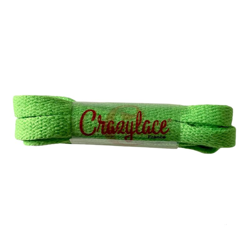 Crazylace Matcha Green Flat Laces