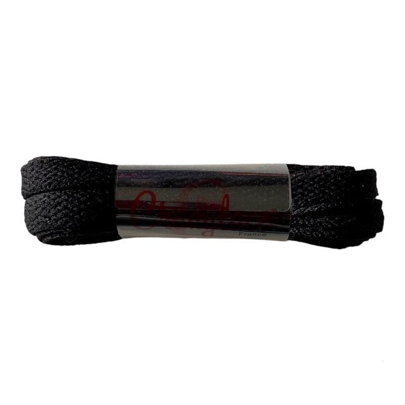 Lacets plats noirs Crazylace
