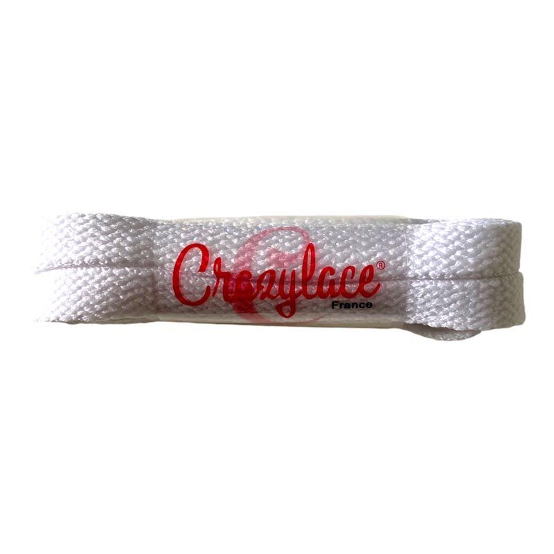 Crazylace white flat laces