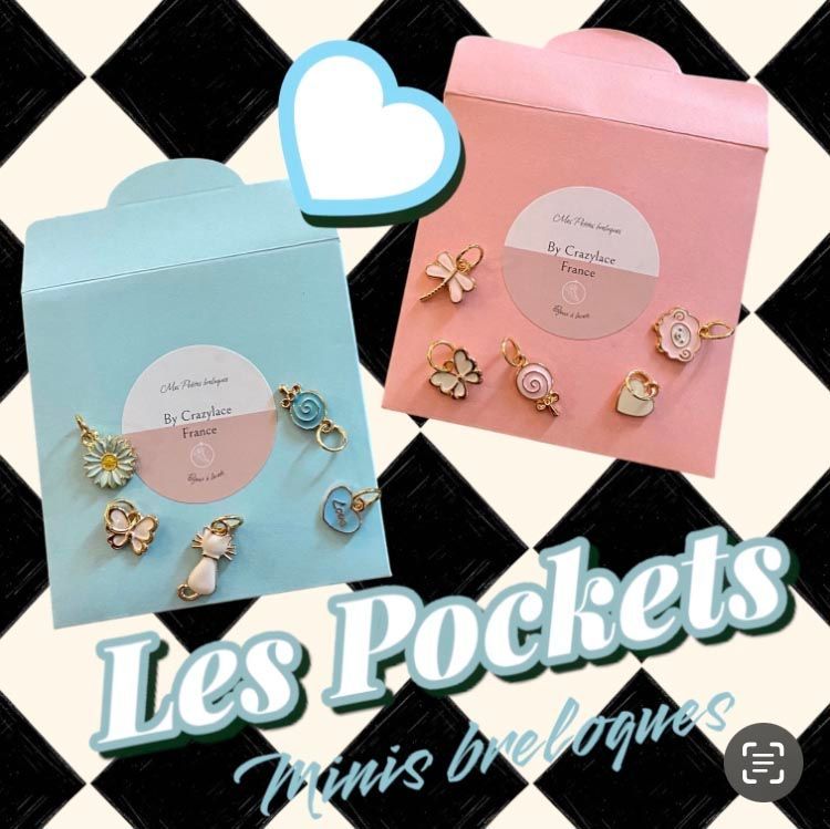 Les pockets mini charm's Crazylace