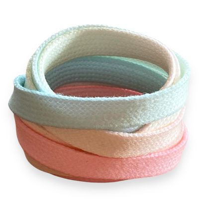 Lacets dégradés Sucettes Chiques pastels (plusieurs coloris) en coton