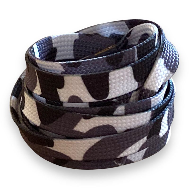 ​Lacets gris foncé camouflage style SWAT