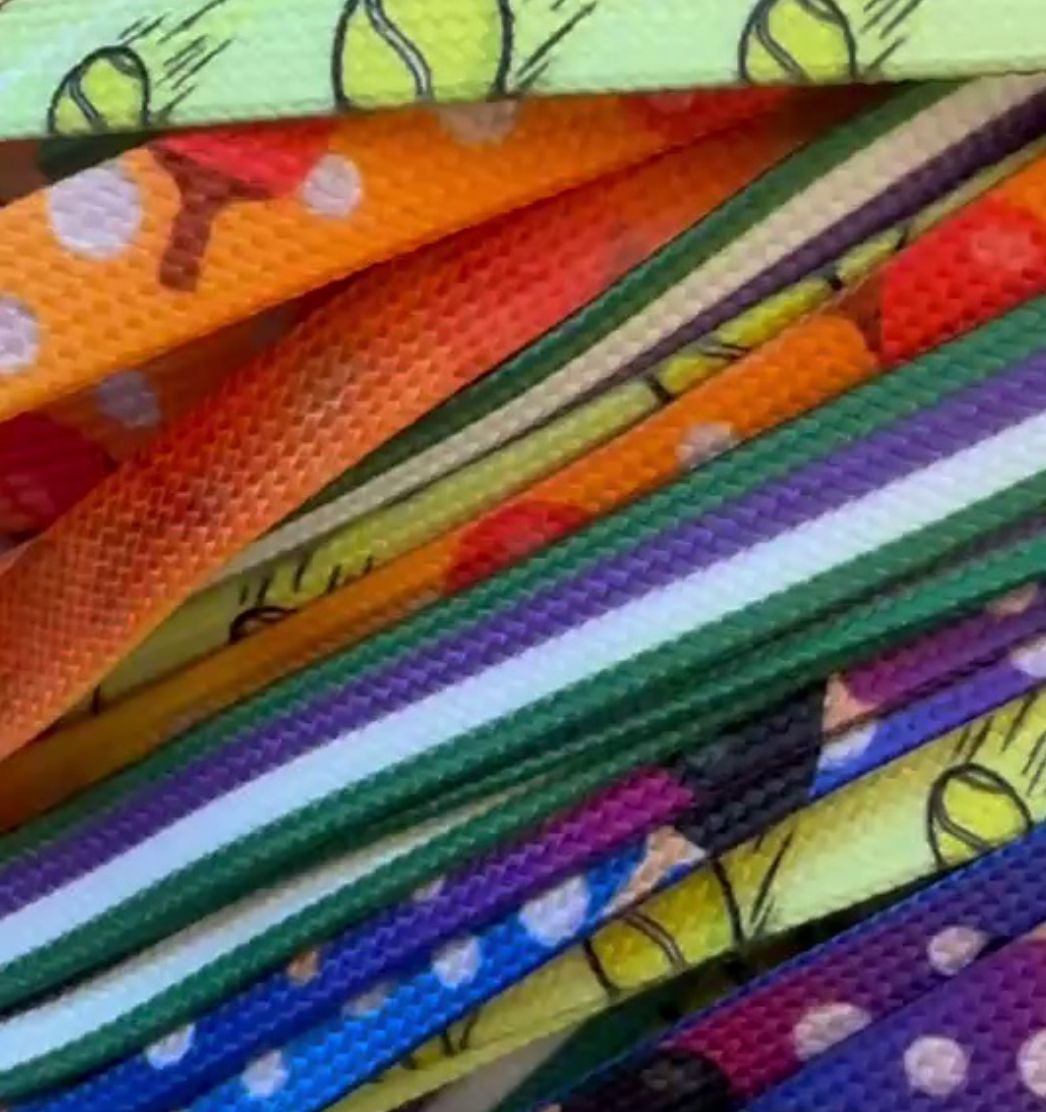Lacets imprimés personnalisés en Précommande