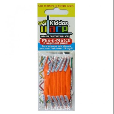 Pack kiddo's U-LACE orange fluo