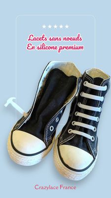 Lacets en silicone premium