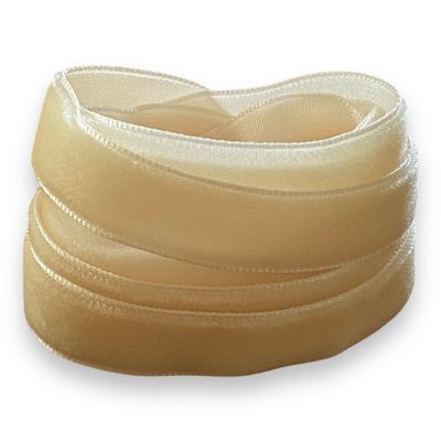 Lacets velours blanc d'ivoire