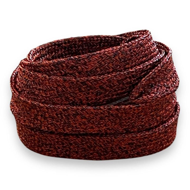 Lacets à paillettes chinés – Lie de Vin
