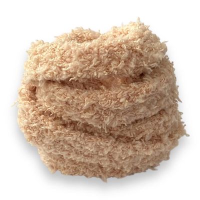 Fluffy Flat Sepia Beige Shoelaces – Urban Street Style, Soft as a Teddy Bear