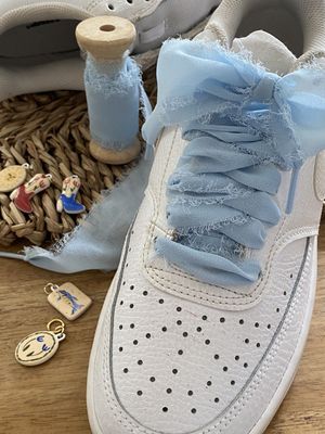 Lacets larges en popeline