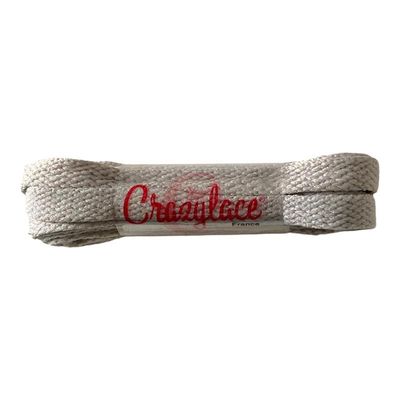 Crazylace mouse gray flat laces Crazylace mouse gray flat laces