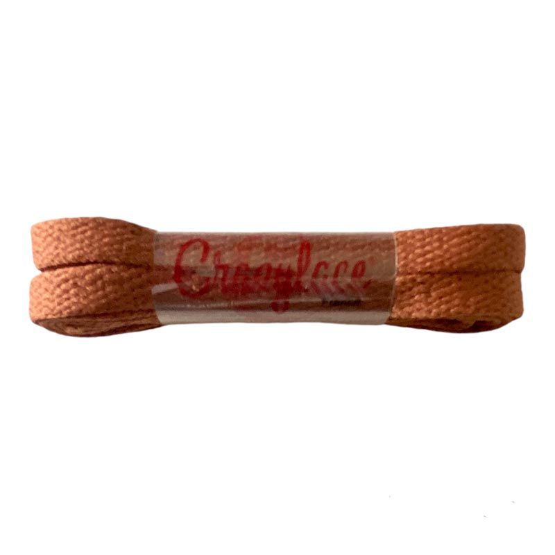 Crazylace hazelnut flat laces