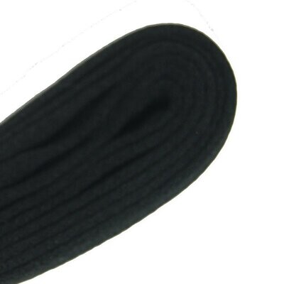 Lacets plats noirs sports Lacets plats noirs sports