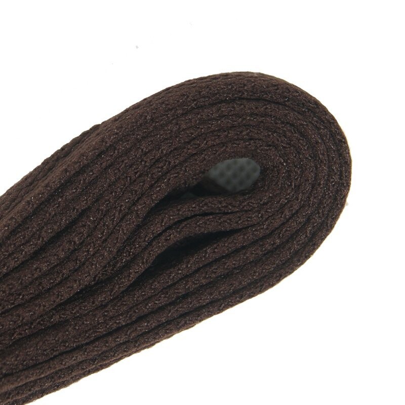 Lacets plats marron chocolat sports