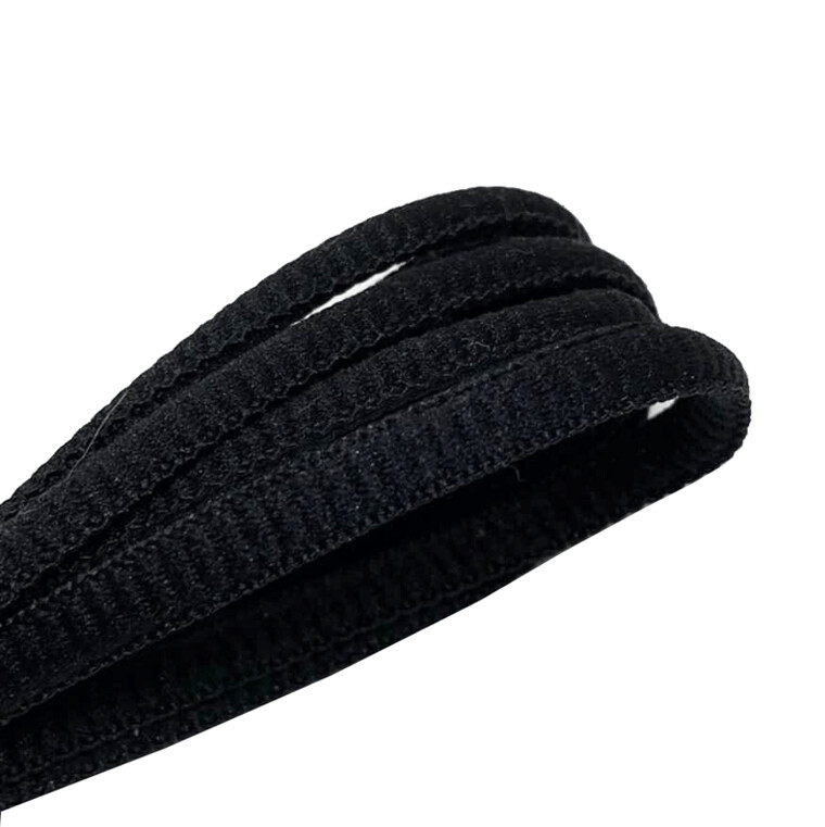 Lacets ovales noirs