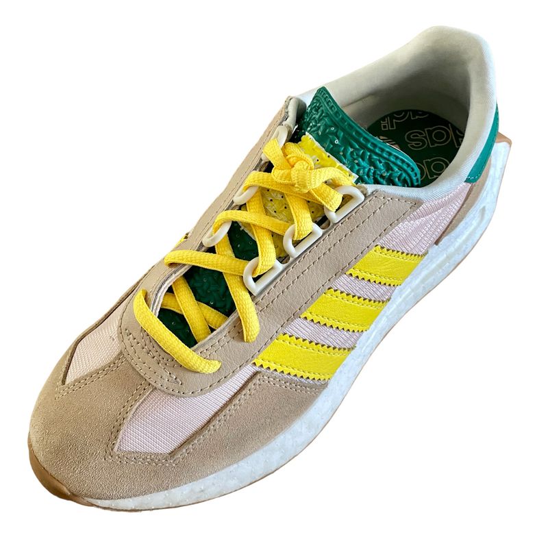 Lacets ovales jaune bouton d'or
