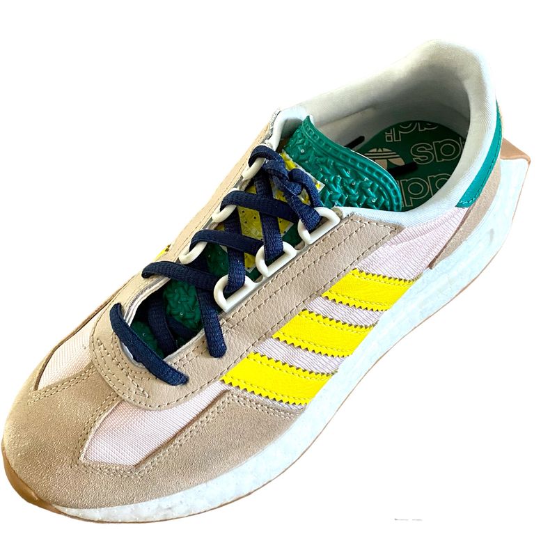 Lacets ovales bleu marine