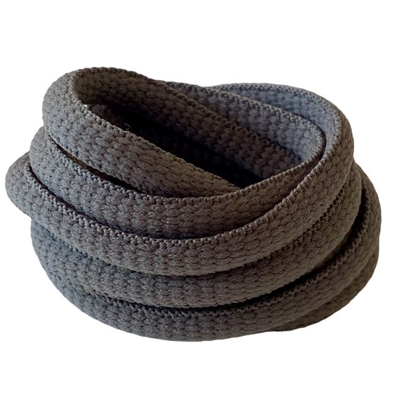 Lacets ovales gris anthracite Lacets ovales gris anthracite