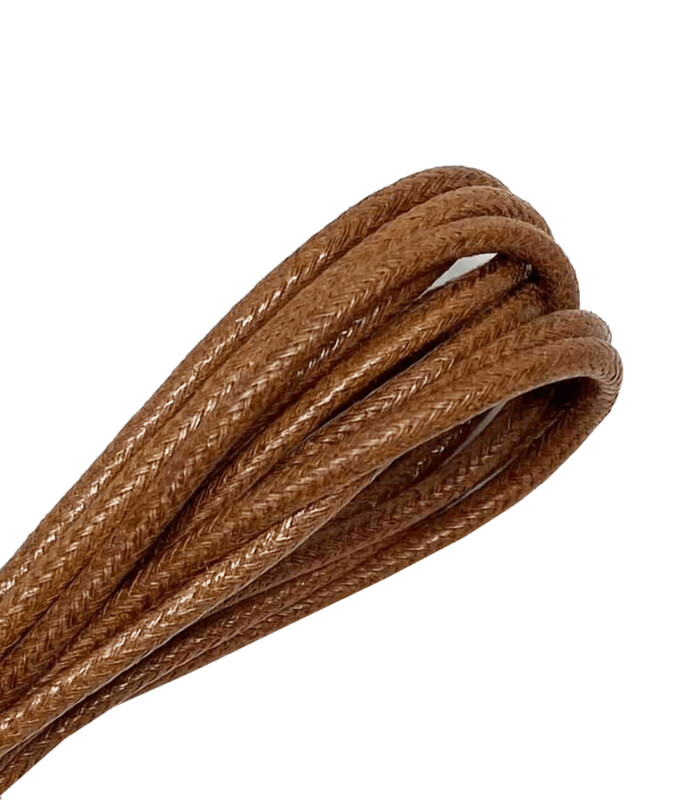 Lacets ronds fins cirés noisettes Lacets ronds fins cirés noisettes
