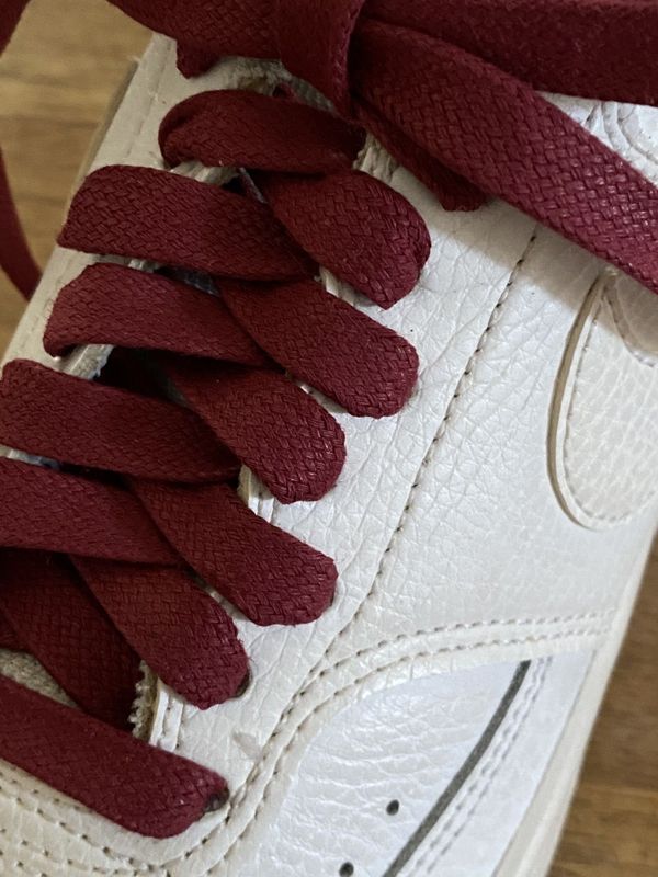 Sneaker flat waxed wine laces Sneaker flat waxed wine laces