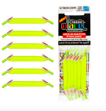 Pack classique U-LACE jaune fluo