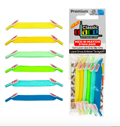 Pack mix U-LACE sun jaune et bleu