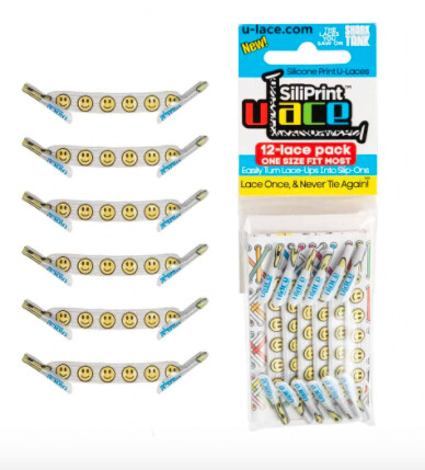 U-LACE SILIPRINT PACK - Smiles jaunes