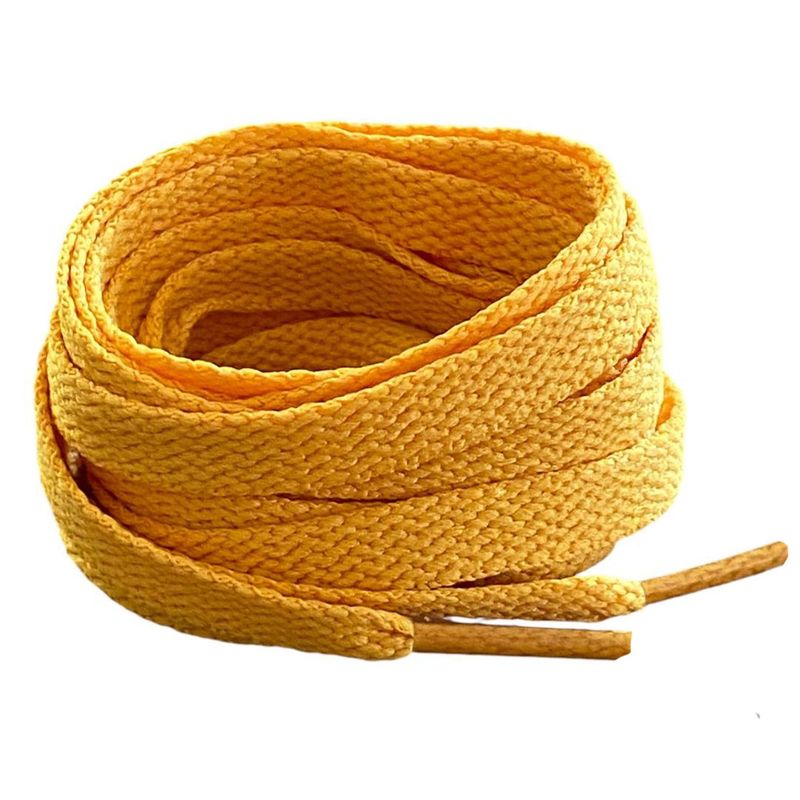 Crazylace amber yellow shoelaces
