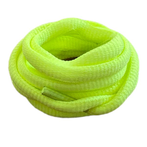 Lacets ovales jaune fluo Lacets ovales jaune fluo