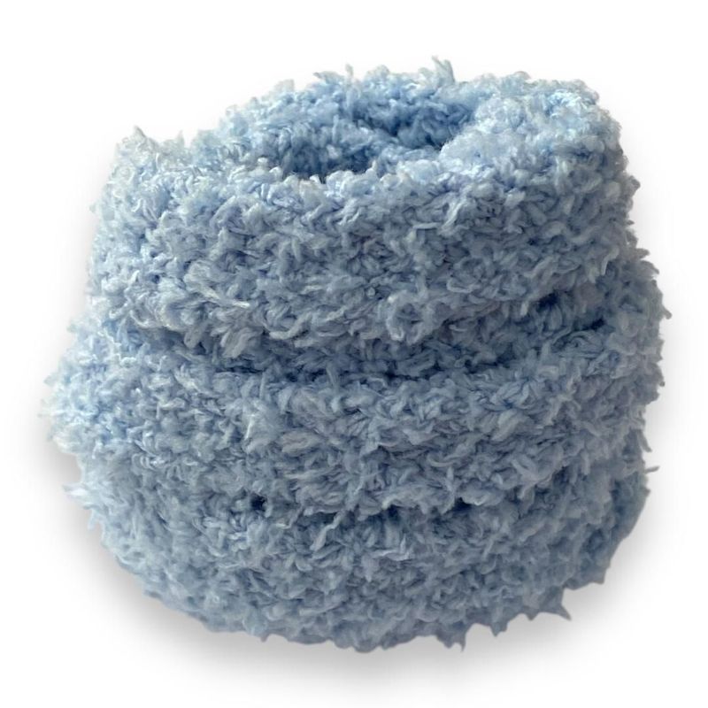 Fluffy Blue Flat Shoelaces – Urban Street Style, Soft as a Teddy Bear