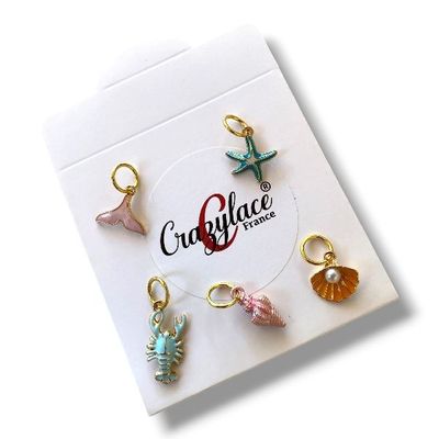Charms fantaisie sur le thème de la mer - Crazylace