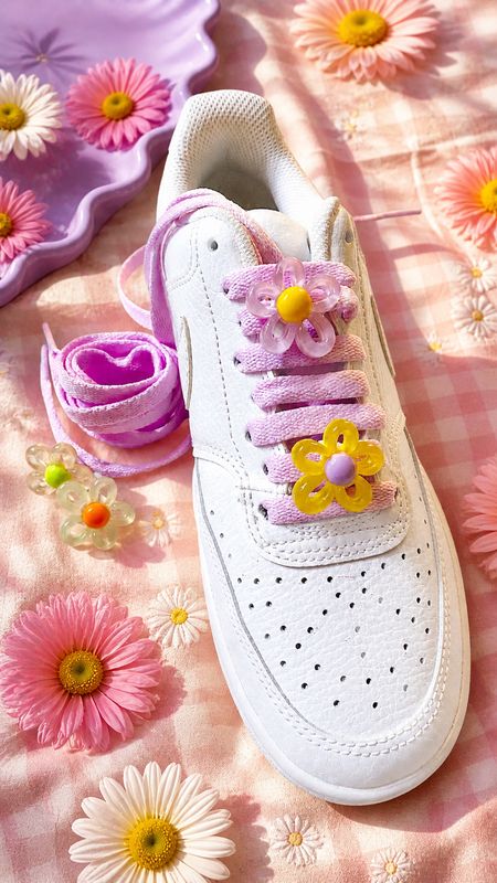 New - Charms Chaussures Fleur Pop en résine - Clip amovible