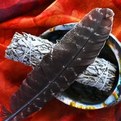 Smudging Feathers