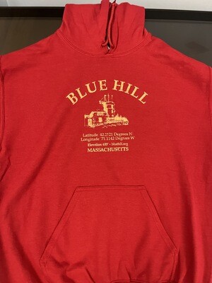 BHO hoodie, Colors: Red