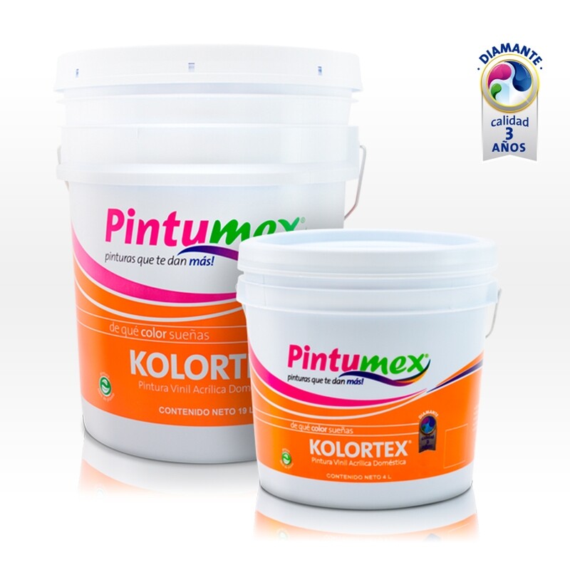 Kolortex (Vinil acrílica mate) Int-Ext 3 años