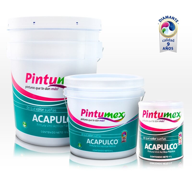 Acapulco (Vinil acrílica plástica mate) Int-Ext 9 años