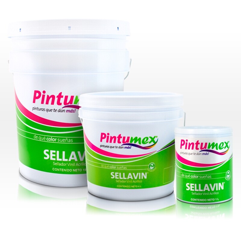 Sellavín (Sellador vinil acrílico 5x1) Elimina porosidad de muros