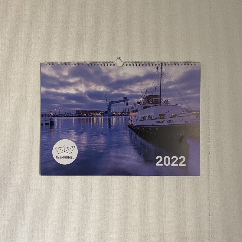 Wandkalender DIN A3 - Kiel 2022