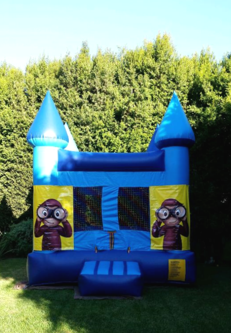 Inflatable Blue Bouncy Castle Rental Bouncers Jumpers