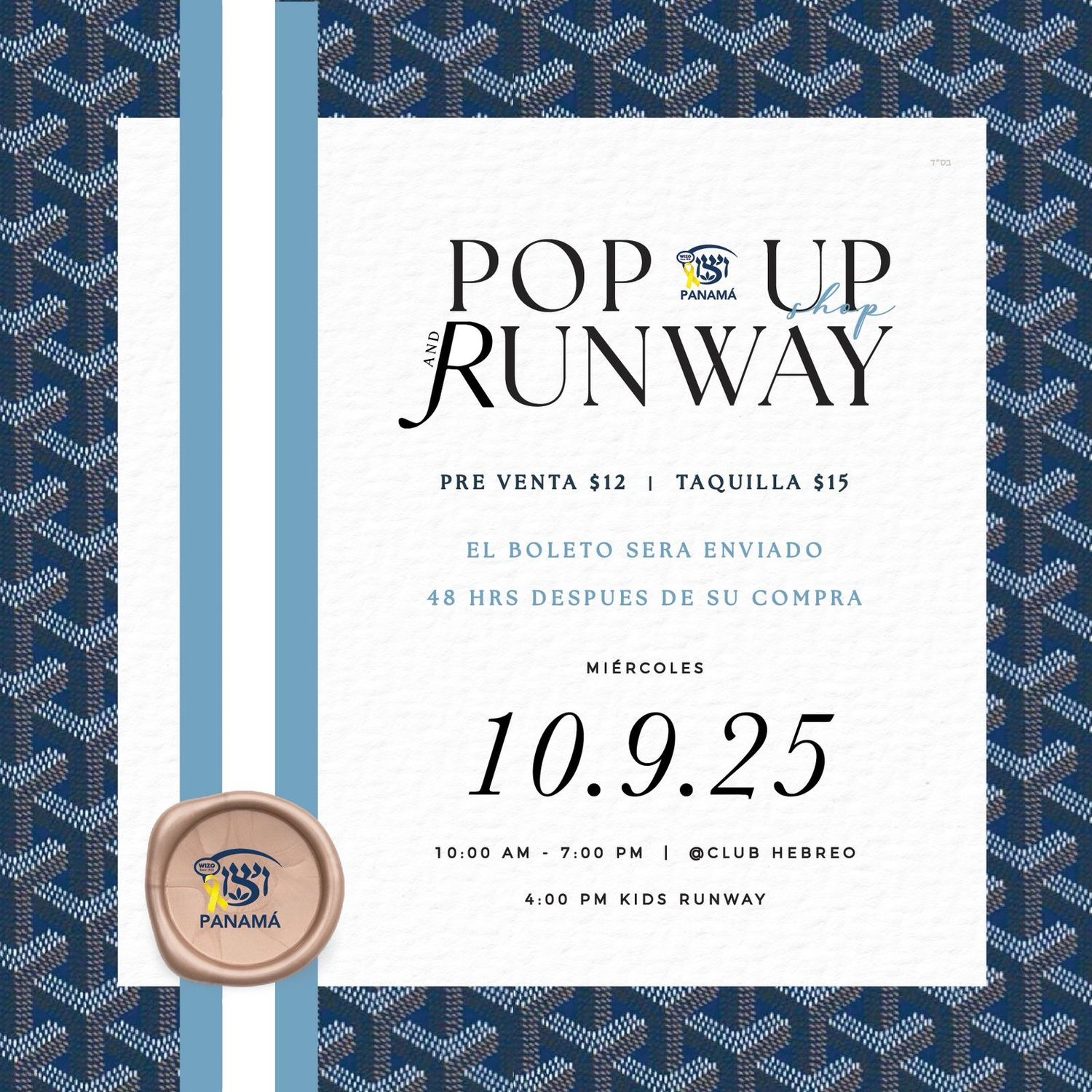 Pop Up Shop and Runway WIZO