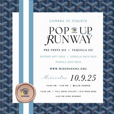 Pop Up Shop and Runway WIZO