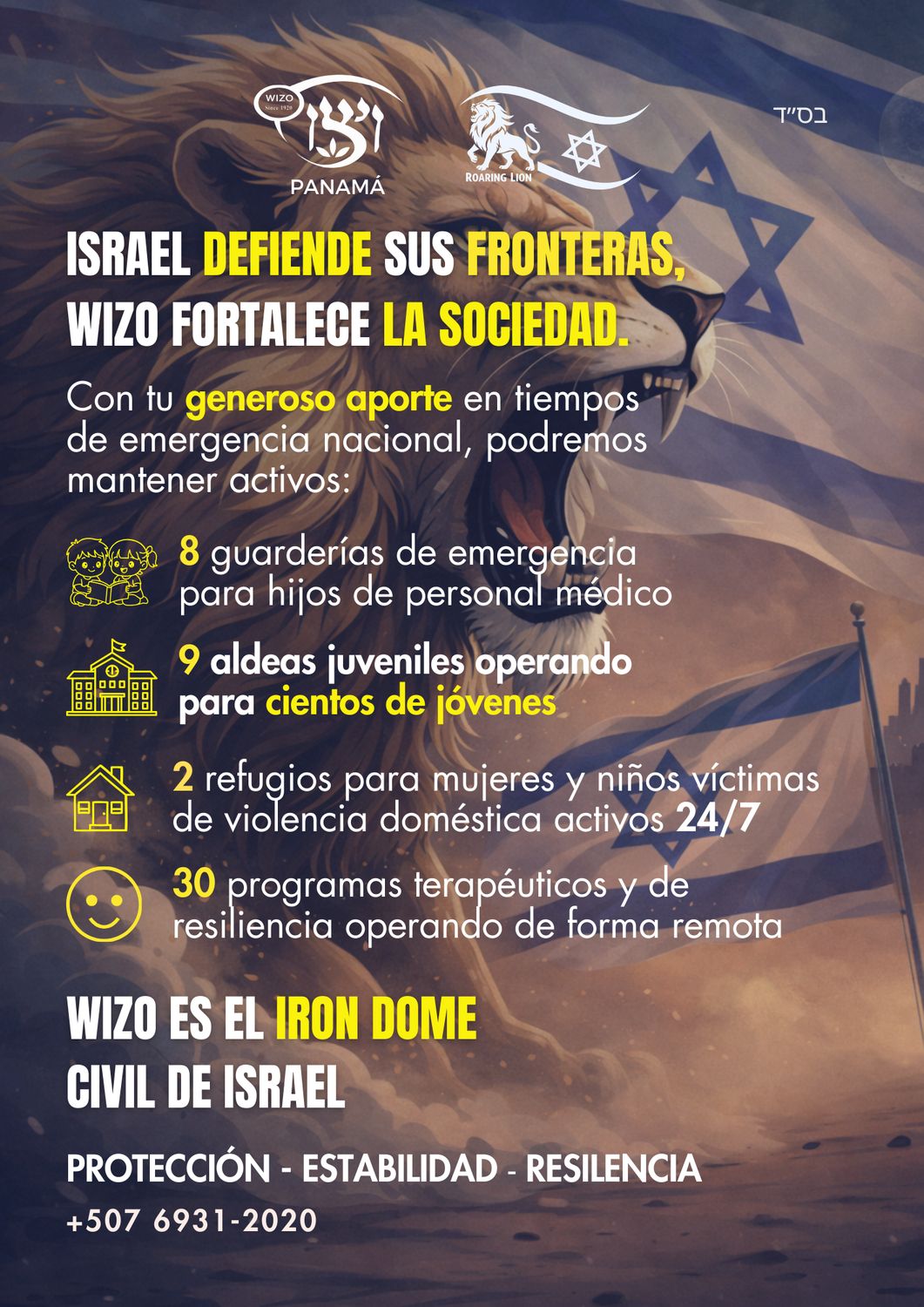 Grupo Atid 2026 - Presidenta Sharon Hamoui