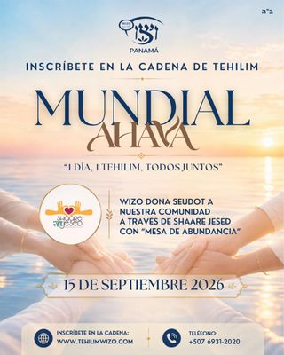 Cadena de Tehilim Mundial Ahava