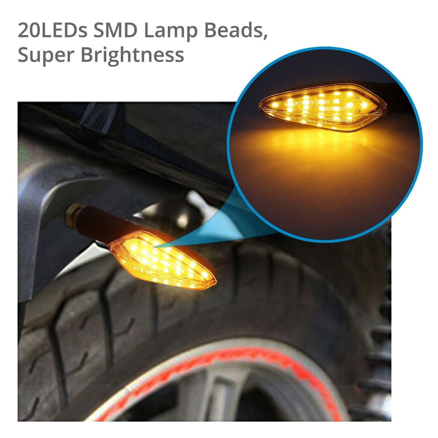 Intermitentes Led Moto Universales