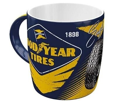 Taza de café retro Goodyear