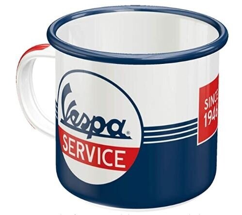 Taza esmaltada retro Vespa