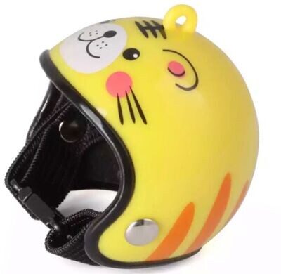 Llavero casco gato