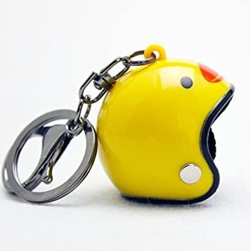 Llavero Casco Pollito