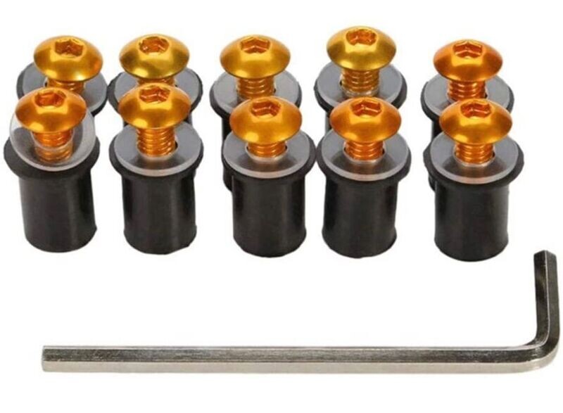Tornillos Cúpula Dorados
