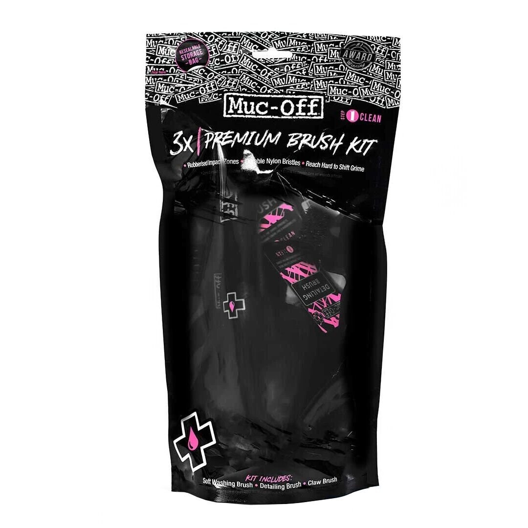 Kit de 3 cepillos MUC-OFF Premium